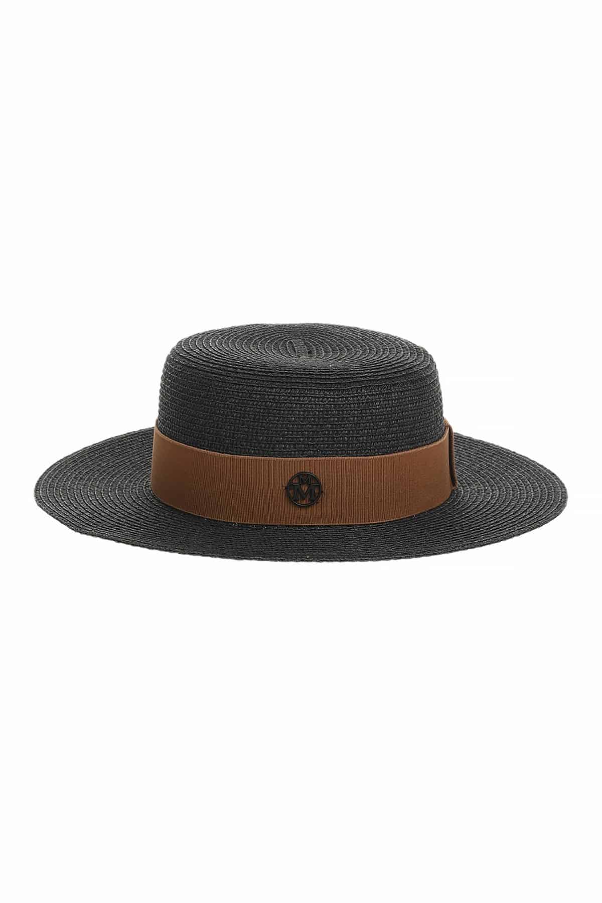 Round Black Straw Hat – mysabella-en